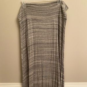 Gray Maxi Skirt